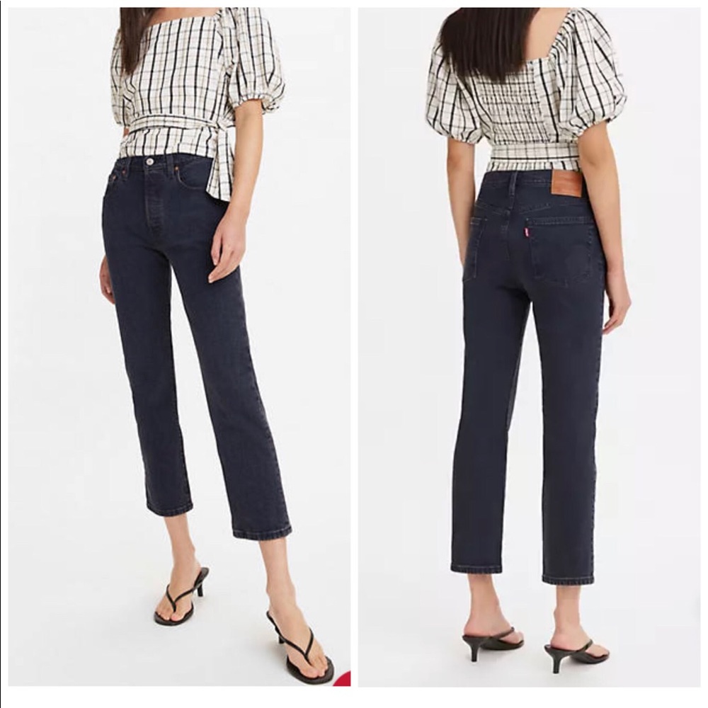 NWOT Levi's Premium 501 Original Cropped Jeans